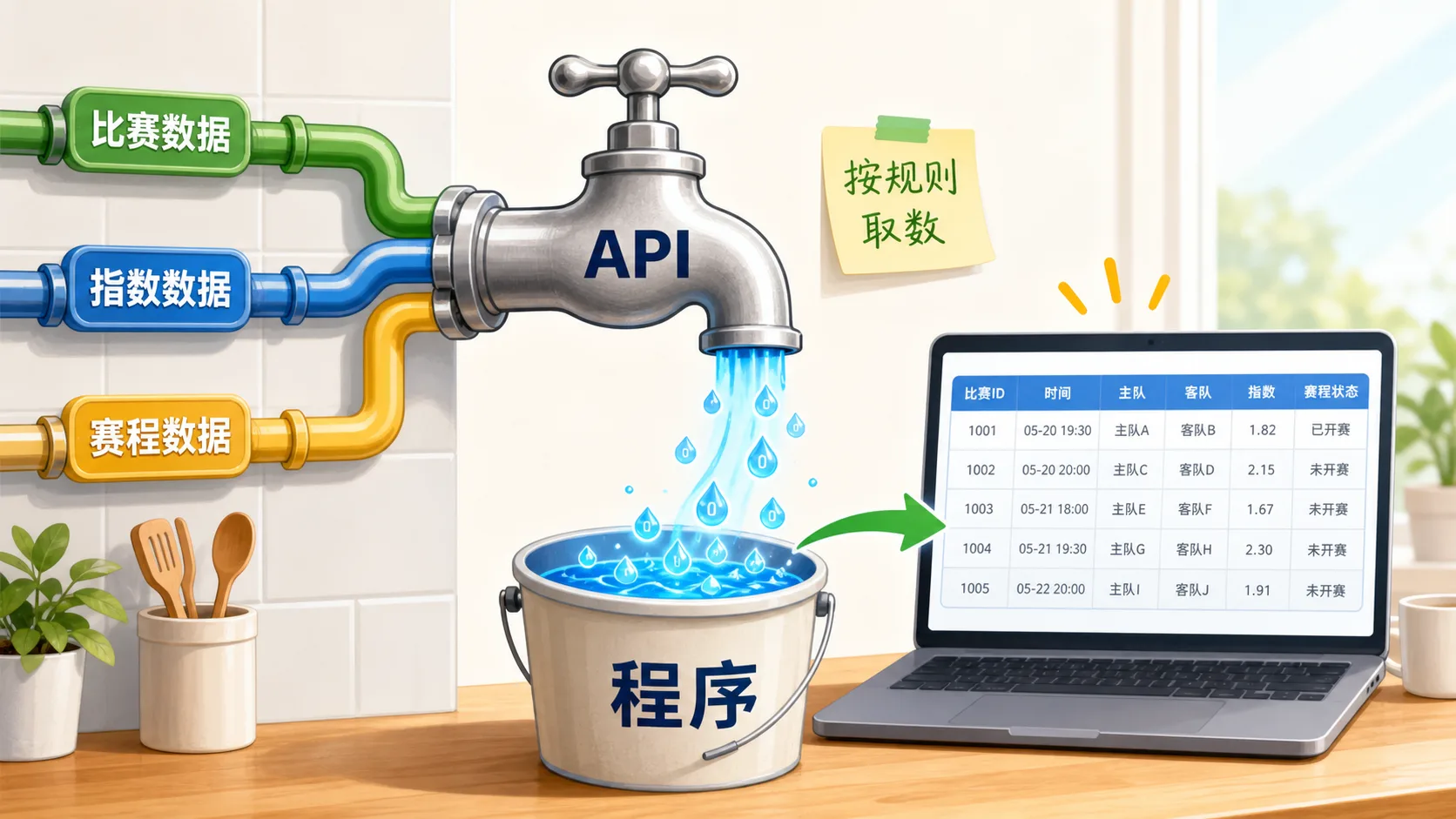 API教程|如何发起第一次鸟叫足球API请求?